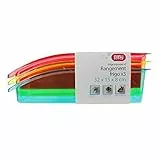 Cook Concept KB645213/WEB Vassoio, Plastic, Rouge/Vert/Bleu, 32 x 15 x 8 cm