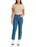 Levi's 501 Crop, Med Indigo-Worn in 0225, 32W x 30L Donna
