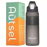 Autsel Borraccia Sportiva 800ML Borraccia Palestra a prova di perdite Tritan Borraccia Plastica senza BPA per Palestra, Ufficio, Campeggio, Corsa