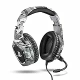 Trust Gaming GXT 488 Forze-G Cuffie PS4 e PS5 con Licenza Ufficiale PlayStation, Over-Ear, Microfono Ripiegabile e Archetto Regolabile, Jack Audio 3.5 mm, Cuffie Gaming Cablate - Grigio