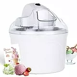Macchina del gelato 1,5L Gelatiera Autorefrigerante Macchina Gelato Macchina del Gelato con Bocca sul Grande Coperchio Visibile Macchina per Gelato Pronto in 30 min
