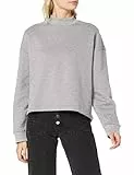 Urban Classics Girocollo Alto da Donna Oversize Felpe, Grigio, XL