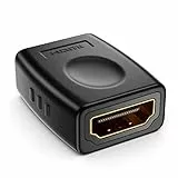 deleyCON 1x HDMI Adattatore Frizione Connettore - Standard HDMI Femmina Tipo A - 4K Ultra HD UHD 3D Full HD 1080p HDR ARC ad alta Velocità con Ethernet
