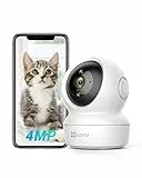 ezviz C6N Telecamera Wi-Fi Interno 2K Plus Videocamera Sorveglianza Interno 4MP Pan/Tilt/Zoom Compatibile Alexa, Rotazione a 360°, Visione Notturna, Tracciamento del Movimento e Audio Bi-direzionale