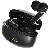 Dee+ Cuffie Bluetooth Con Cancellazione Attiva del Rumore | Auricolari Bluetooth ENC Pulizia Voce in Chiamata | Cuffie Wireless Musica Immersiva | Auricolari Microfono Stereo e Touch Control (Black)