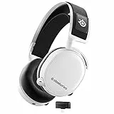 SteelSeries Cuffie da gioco wireless Arctis 7+ - Senza perdita di 2,4 GHz - 30 ore di durata della batteria - per PC, PS5, PS4, Mac, Android e Switch - bianche