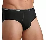 sloggi men Basic Midi 2P, Slip, Uomo, Nero (Black), 8