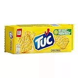 Tuc Original, Snack Friabili dal Gusto Dolce e Salato con Cottura al Forno e Grano 100% Italiano, 100g