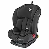 Bébé Confort Titan Seggiolino Auto 9-36 kg Isofix con Top Tether, Cinture a 5 Punti, Gruppo 123, Cresce con il Bambino dai 9 Mesi fino ai 12 Anni, Reclinabile in 5 Posizioni, Nero
