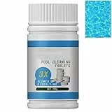 Compresse di Cloro Piscina,Spa Compresse di Cloro,Potente Compressa Cloro Pulizia,Piscina Cura Dell'Acqua Cloro,Compresse Pulizia Piscina,Valido Compressa Clor,Può Proteggere L'acqua Piscina,100G