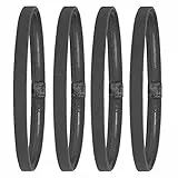 WLLHYF 4 Pezzi Elastici per Capelli Antiscivolo Cerchietti Sportivi per Donne e Uomini Corsa Yoga Corda per Capelli Idratazione Fasce per Capelli(nero) (4 pezzi)