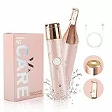 SUPRENT Rasoio Elettrico Viso Donna Epilatore Sopracciglio 2 in 1 IPX7 impermeabile Trimmer per il corpo capelli labbra mento