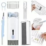 Dreamhigh® Pulisci Tastiera PC 7 in 1, Spazzola di Pulizia per Tastiera, con Estrattore per Tastiera, Kit di Pulisci per Airpods, per TV, Phone, Computer, Bluetooth Headphones-con Flacone Spray
