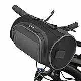Lixada - Borsa da Manubrio per Bicicletta Borsa per Manubrio Bici Borsa Bici Manubrio con Touch Screen Impermeabile, Grande Capacità