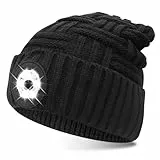 COTOP Uomo Cappello Illuminato Berretto, Invernali Beanie con Luce LED,3 Livelli di luminosit Beanie cap,Donna Cappello Illuminato Berretto Accessori Pesca Ciclismo Running Regalo di Natale