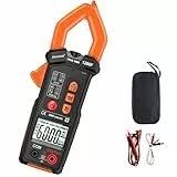 Aicevoos 1288F Multimetro a pinza digitale 6000 conteggi Amp Voltage Tester Auto-ranging, misura corrente tensione temperatura capacità resistenza diodi continuità duty-cycle