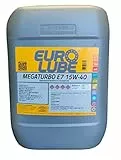 Olio motore Eurolube 15w-40 15w40 Mega Turbo E7 20l per camion veicoli industriali e agricoli