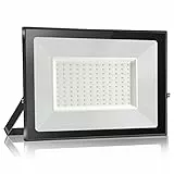 Paideste Faretto LED 100w Bianco Caldo 3500k, Faro LED 10000lm Super Luminoso, Faretti Da Esterno Fari Led IP65 Impermeabile, Proiettore Faretto Da Esterno Per Cortile/Garage/Cortile