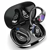 Cuffie Bluetooth Sport, Auricolari Bluetooth 5.3 con Mic, Cuffie Wireless Stereo Bassi Potenziati, Cancellazione Rumore, 40H, Cuffie Senza Fili IPX7 Impermeabile Cuffiette Bluetooth Controllo Touch