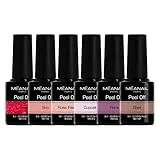 Cofanetto 6 Smalti Peel Off 8ml, Semipermanente Unicorn • 6 Colori • Rimozione Facile Effetto Sticker Senza Acetone • Vegan & Cruelty Free • MEANAIL