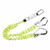 Portwest FP52YER Cordino Doppio Elasticizzato con Assorbitore di Energia, Giallo