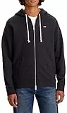 Levi's Zip Up Originale, Maglia Di Tuta Uomo, Black, M