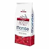 Monge Natural Superpremium Adult Rich in Chicken, Cibo per Cani di Tutte Le Razze sotto i 10 kg , con Pollo, Molto Ricco di Fibre e vitamine, 7,5 kg
