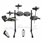 Alesis Turbo Mesh Kit - Batteria Elettronica con Pelli Mesh, 120 Suoni, 30 Tracce di Accompagnamento, Rack in Acciaio, Accessori