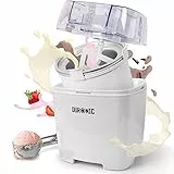 Duronic IM540 Macchina per gelati 1.5 L - Gelatiera ad accumulo – Ciotola inclusa - Ideale per sorbetti Frozen yogurt e gelato artigianale fatto in casa