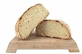 Pane Lucano Artigianale, Cotto in forno a legna con lievito madre, Pagnotta da 2 kg, Prodotto con semola di Grano Duro (2 kg)