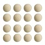 EXCEART 100Pcs Palla di Legno Spaccata Non Finita Mini Semisfera Semisfera Palline di Legno Palline Artigianali per Decorazioni Natalizie Fai da Te (15 Mm)