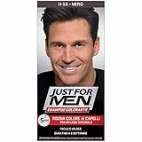Just For Men Shampoo Colorante, H55 – Nero, 1 Unità (Confezione da 1)