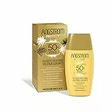 Angstrom Protect, Protezione Viso, Fluido Solare Ultra Light, SPF 50+|Protezione Fotostabile UVA/UVB e Luce Blu/HEV, Con Acido Ialuronico, 40 ml
