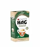 Hag - Caffè Macinato Decaffeinato Gusto Espresso - Miscela caffè per Moka o macchina da Espresso con braccetto - 16 confezioni da 250 gr (totale 4 kg)