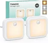 Luce Notturna da Presa, [2 Pezzi] Luce Notturna Bambini con Sensore di Movimento, 3 Modalità e Dimmerazione Continua, Luce Notturna LED per Cameretta,Scale, Camere da Letto, Corridoio, Soggiorno