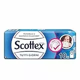 Scottex Fazzoletti Tutti I Giorni, 1 Confezione Da 10 Pacchetti