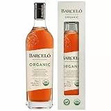 Ron Barceló Organic – Bottiglia da 700 ml di Rum Biologico della Repubblica Dominicana, Produzione Limitata, Invecchiato in Botti di Rovere Nuove, Astuccio in Fibra Vegetale