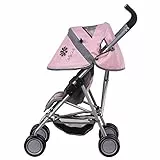 Daisy Chain Zipp Max, Passeggino per Bambole - Raccomandata per Bambini dai 4 ai 9 Anni (Classic Pink)