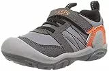 KEEN, Knotch Peak, Scarpe da Ginnastica, Unisex - Bambini e ragazzi, Magnet/Safety Orange, 37 EU