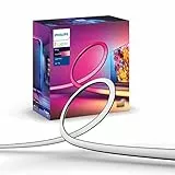 Philips Hue Play Gradient Lightstrip 75', Striscia Led Smart illuminazione sorround sincronizzata con colori TV