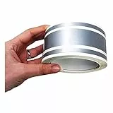 4R Quattroerre.it 10531 Trim Stripes Strisce Adesive per Auto, Argento, 3F 50 mm x 10 mt