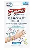 Zanzarella, Braccialetti Antizanzare per Bambini e Adulti, Bracciale Antizanzare in Silicone Atossico con Repellente per Zanzare Naturale a Lunga Durata, 3 Confezioni da 30 Pezzi Ciascuna