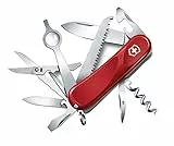 Victorinox, coltellino svizzero Evolution 23 (17 funzioni, presa ergonomica, lama, lima per unghie, lente d’ingrandimento), rosso