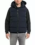 REPLAY M8355, Gilet trapuntato Uomo, Blu (Deep Navy 715), M