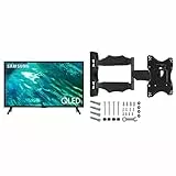 Samsung TV QE32Q50AEUXZT QLED Full HD, Smart TV 32' Quantum HDR, 100% Volume Colore, OTS Lite & NANOOK Supporto da parete girevole per TV da 19-43 pollici | Inclinabile