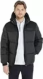 Tommy Hilfiger Giacca con Cappuccio New York tessute, Black, S Uomo