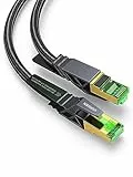 UGREEN Cavo Ethernet Cat 8 40Gbps 2000MHz, Cavo RJ45 Giochi FPS Cavo di Rete Cavo Internet Gaming 26AWG Cavo Lan Compatibile con PC PS5 PS4 Xbox Switch Router Modem-1,5M