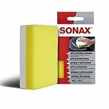 SONAX Spugna d'Applicazione per una Stesura Uniforme e Accurata di Polish e Cere Sulle Parti Esterne del Veicolo, 1 Pezzo, Articolo Numero 04173000