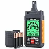 TopTes PT330 Rilevatore Perdite di Gas Naturale con Allarme Acustico e Visivo per Individuare Fonti di Fughe di Combustibile Come Metano, Propano (Include Batterie x2) - Arancione