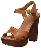 Bata 7613254, Scarpe col Tacco con Plateau Donna, Marrone (Marrone 3), 39 EU